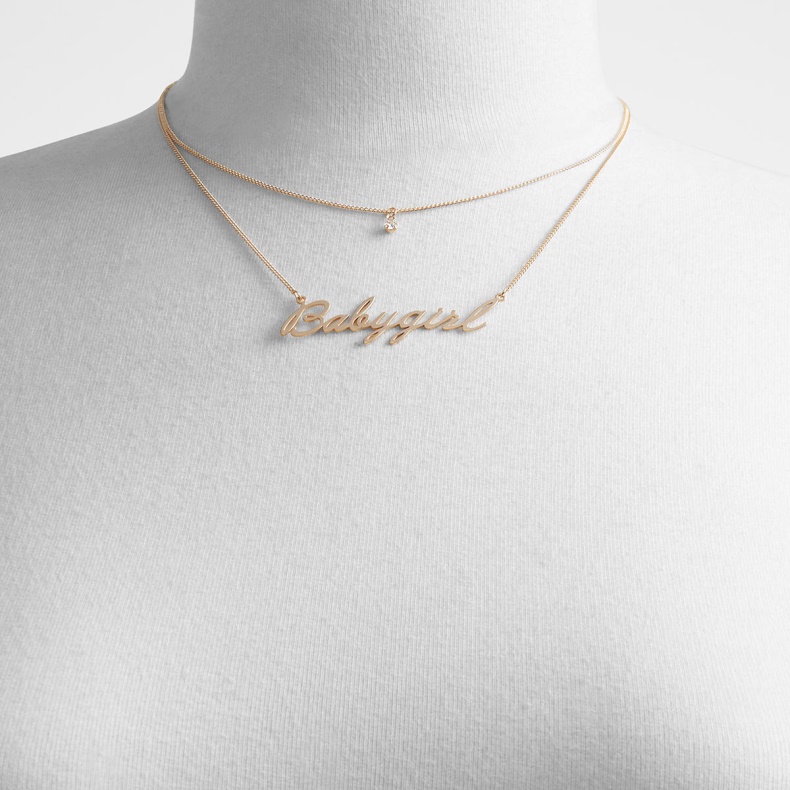 Rhirania Halskæde Mode Aldo Guld-klar Multi