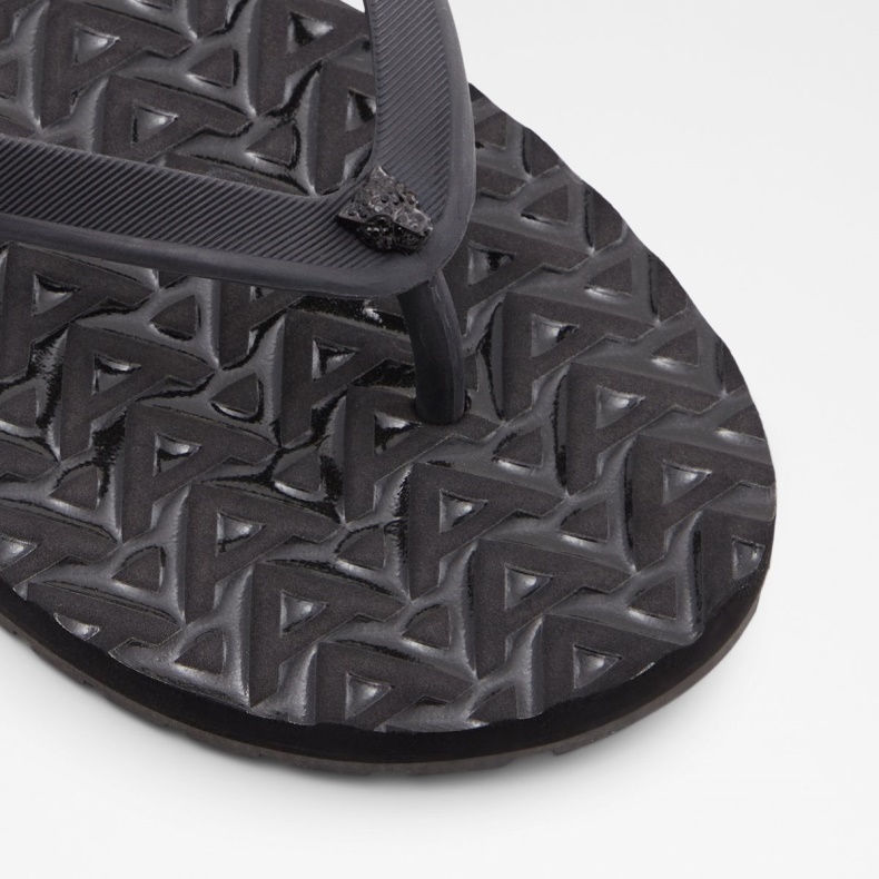 Sorte Mode Aldo Rickle Flip Flops