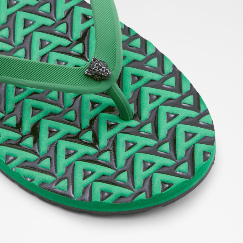 Mode Aldo Grønne Rickle Flip Flops
