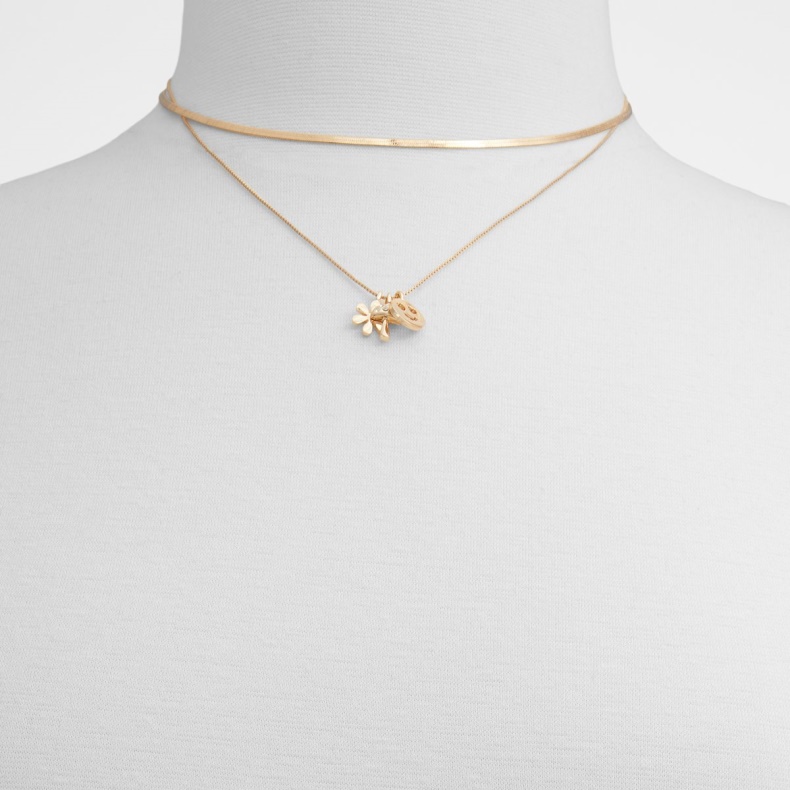 Rinky Halskæde Mode Aldo Guld-klar Multi