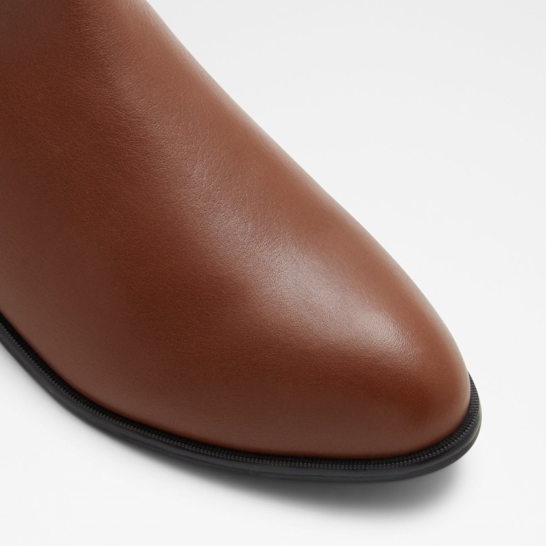 Medium Brun Mode Aldo Ny Ankomst Riraven Ridestøvle Blokhæl