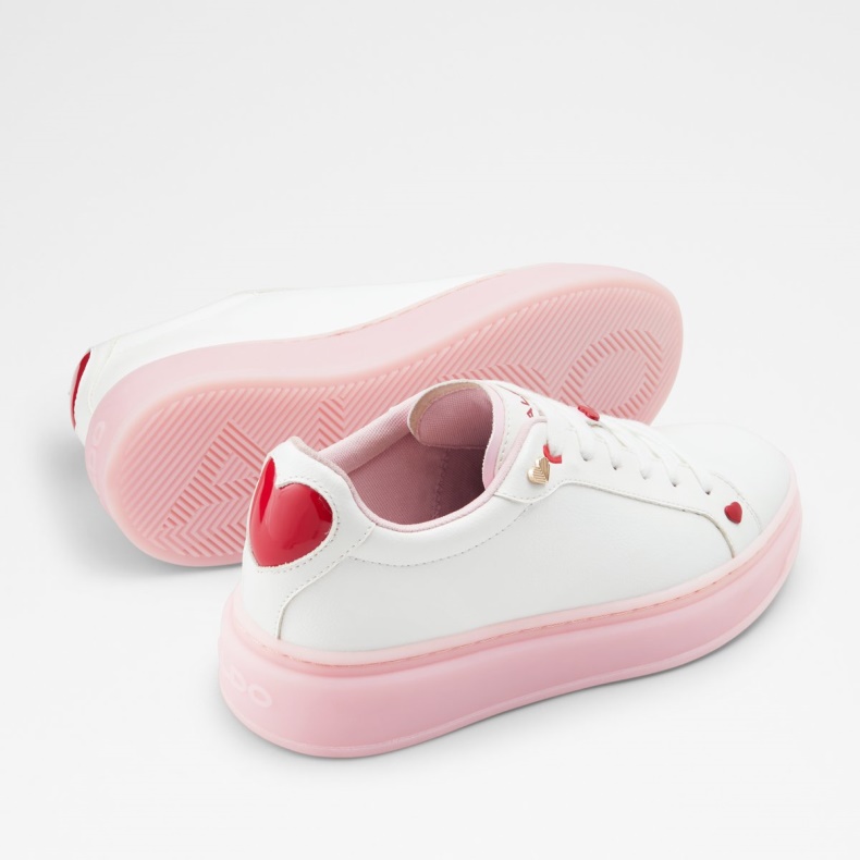 Hvid Aldo Fashion Rosecloud Lav Top Sneaker
