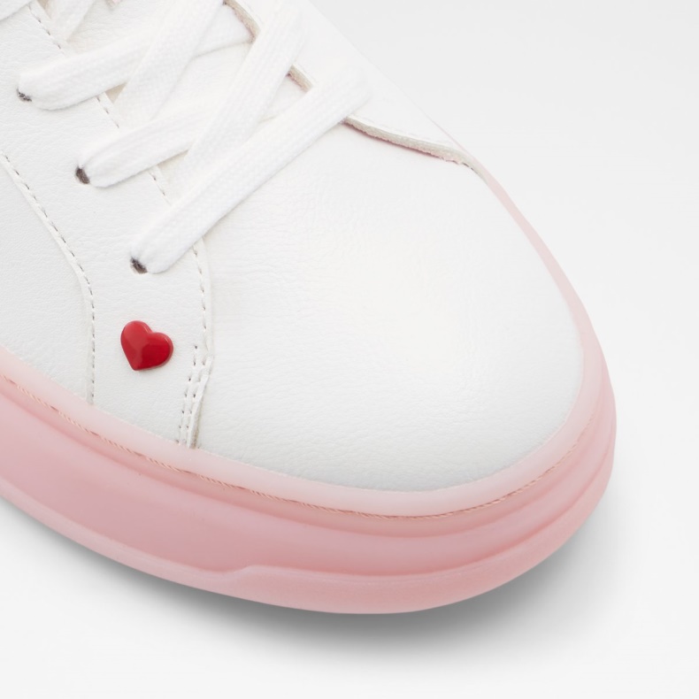 Hvid Aldo Fashion Rosecloud Lav Top Sneaker