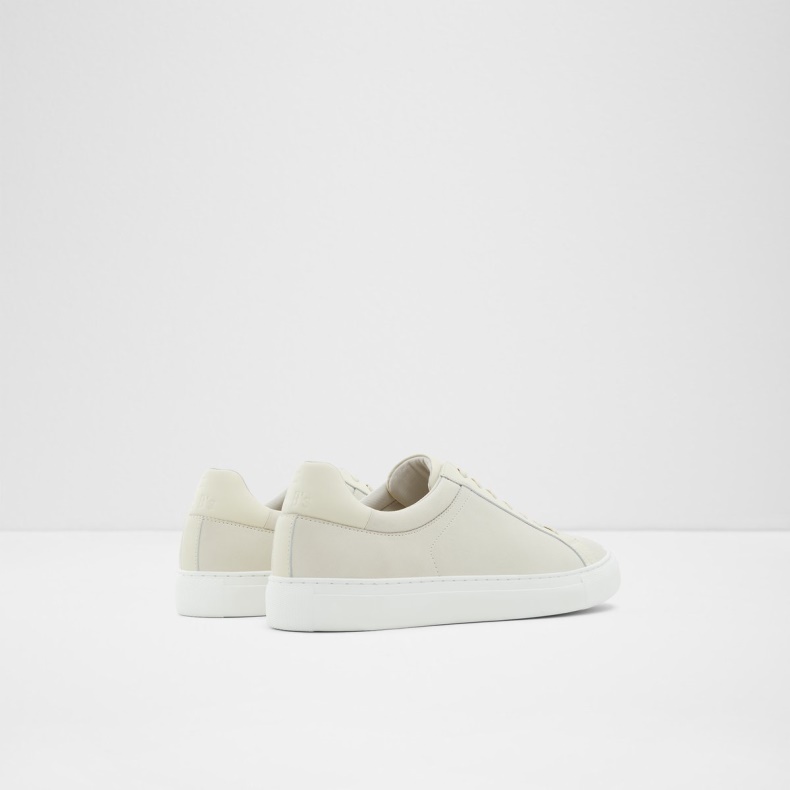 Aldo Fashion Saidreau Lav Top Sneaker Hvid Læder Glat