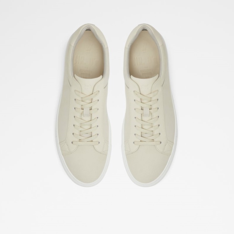 Hvidt Læder Glat Saidreau Aldo Mode