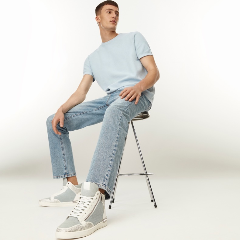 Sauerbergg Høj Top Sneaker Kop Sål Hvid Aldo Mode