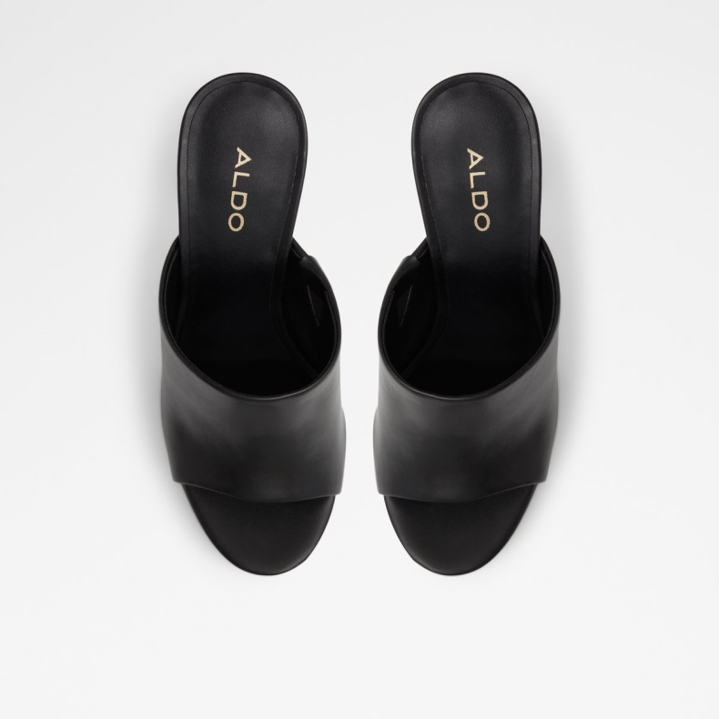 Savilla Hælede Muldyr Plateforme Sort Aldo Mode