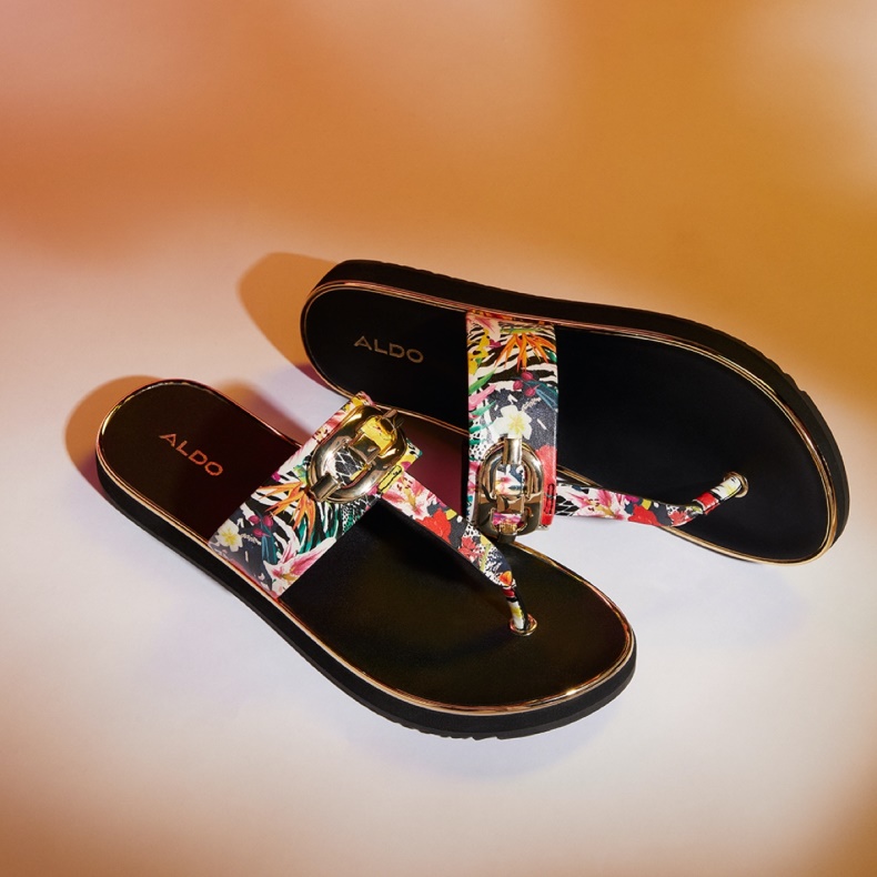 Aldo Searene Flip Flop Kilehæl Multicolor Mode