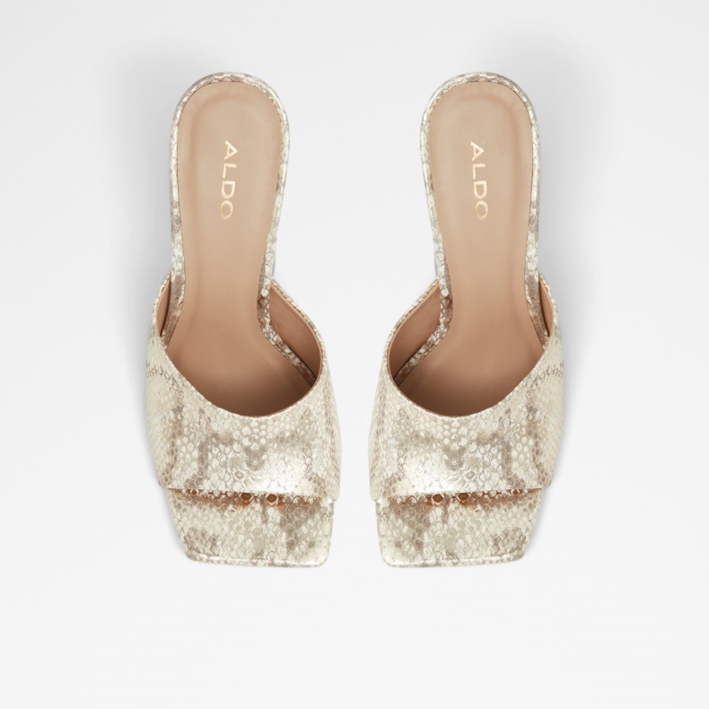 Selah Hælede Muldyr Mode Aldo Guld