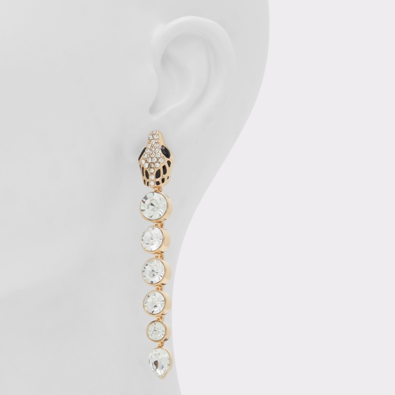 Aldo Fashion Sort-guld Multi Ny Ankomst Serpino øreringe