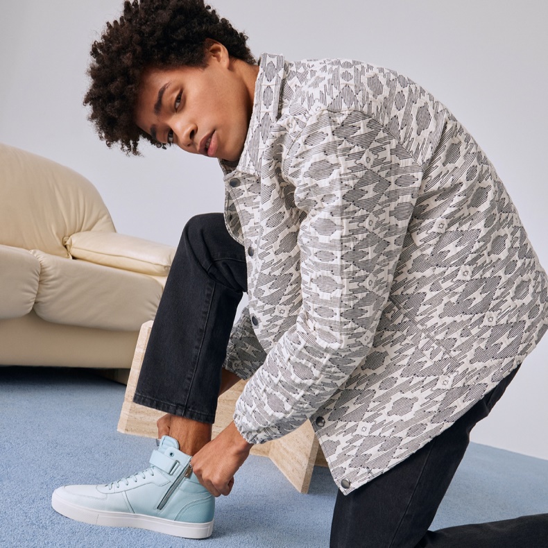 Blå Mode Aldo Sethen Høj Top Sneaker