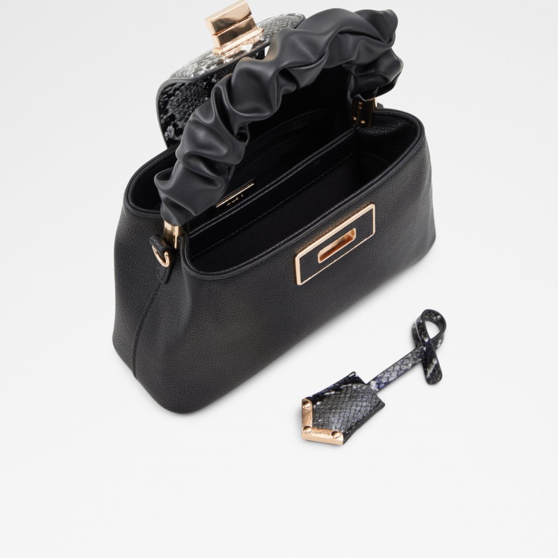 Aldo Snakie Top Håndtag Taske Sort Mode