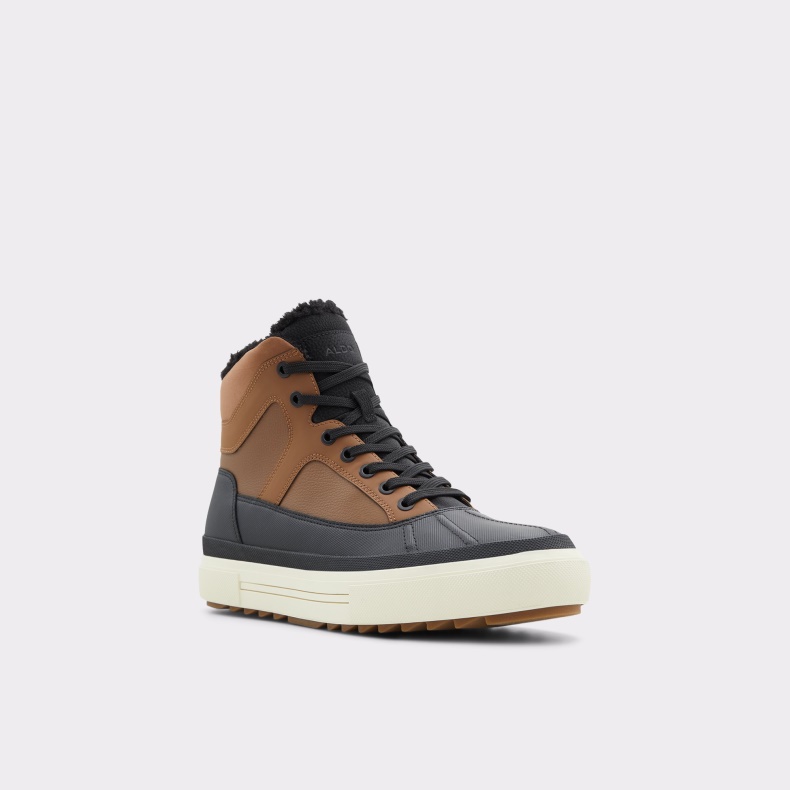 Aldo Ny Ankomst Snowmass Lav Top Sneaker Kop Sål Cognac Mode