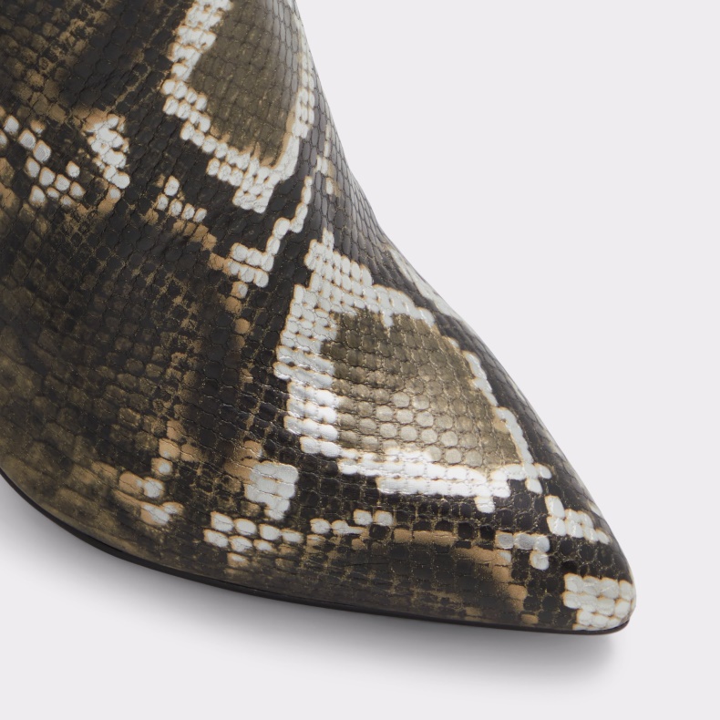 Khaki Mode Aldo Ny Ankomst Sophialaan Knæhøj Støvle Stilethæl