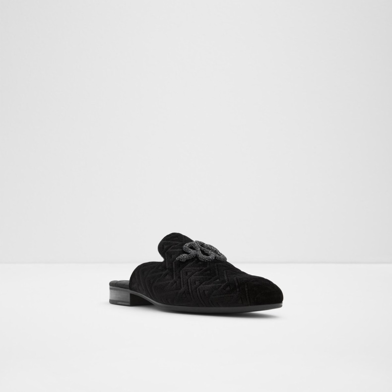 Squamo Loafer Aldo Fashion Sort Tekstil Fløjl
