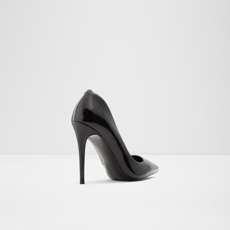 Aldo Fashion Stessy Pump Stilethæl Sort Syntetisk Patent
