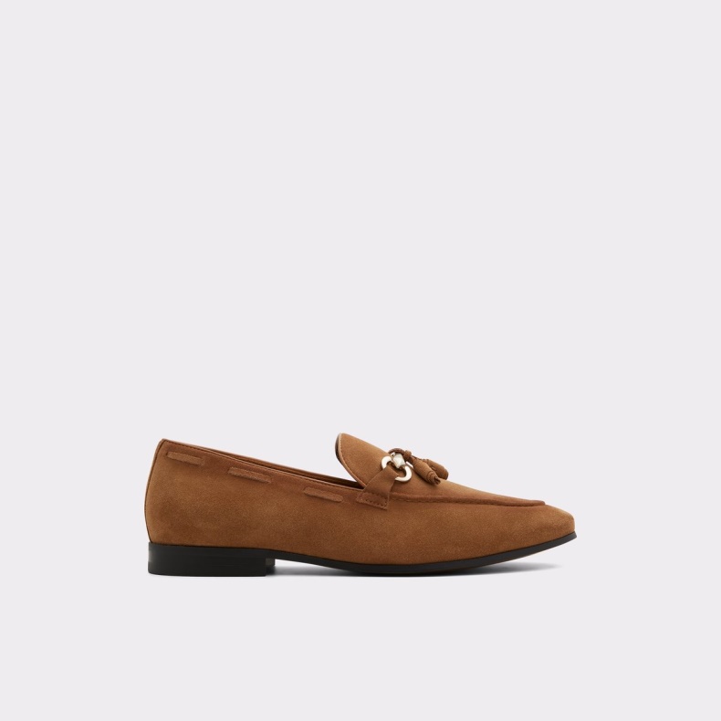 Brun Overløb Stokhid Loafer Aldo Mode
