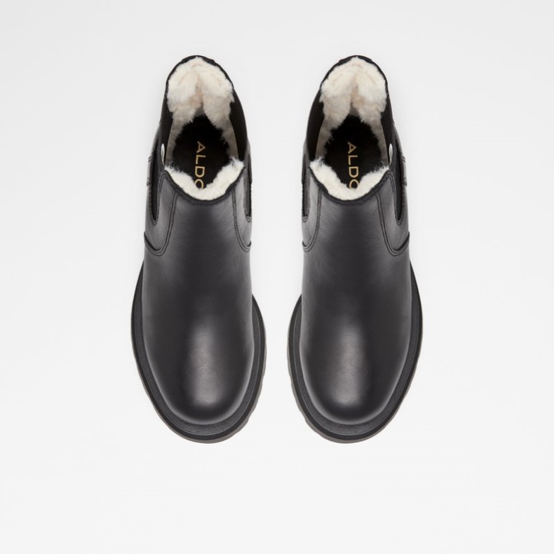 Stompd Aldo Fashion Sort Læder Glat