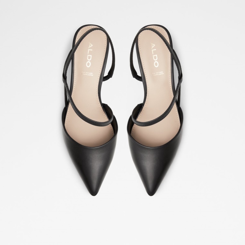 Fashion Aldo Suzette Sling Back Højhælet Sort