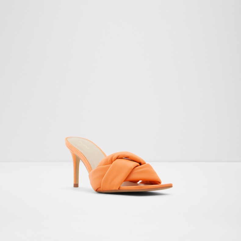 Lys Orange Syngrapha Højhælet Sandal Stilethæl Mode Aldo