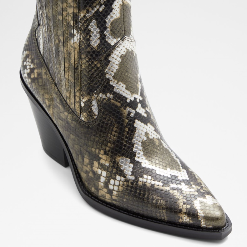 Khaki Ny Ankomst Talladega Western Støvle Mode Aldo