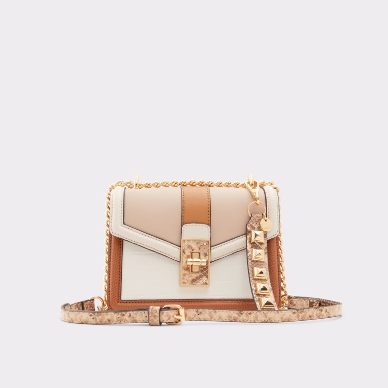 Mode Aldo Thealliaa Crossbody Taske Mørk Beige