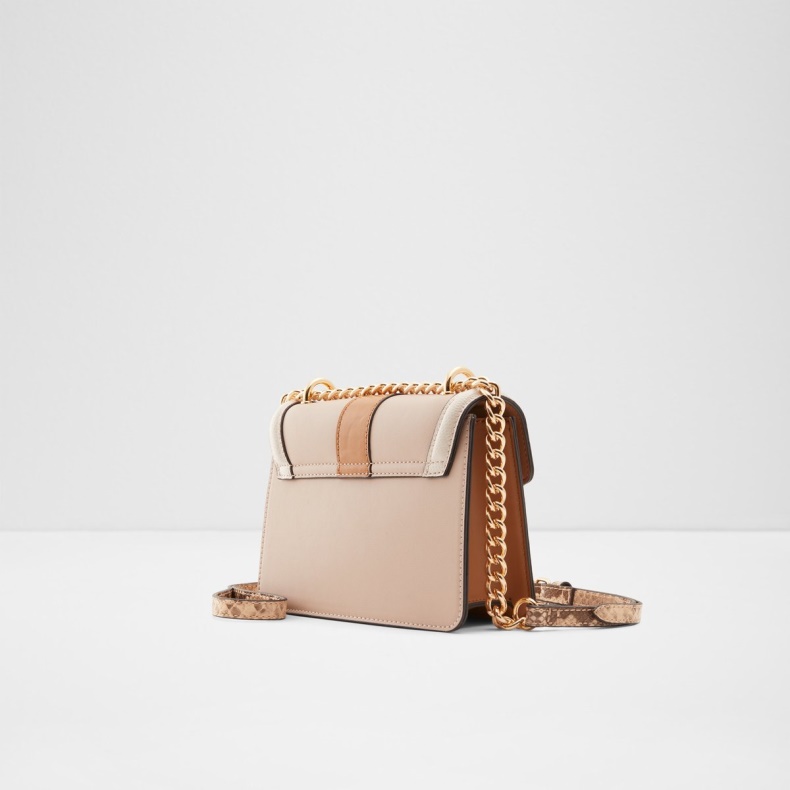 Mode Aldo Thealliaa Crossbody Taske Mørk Beige