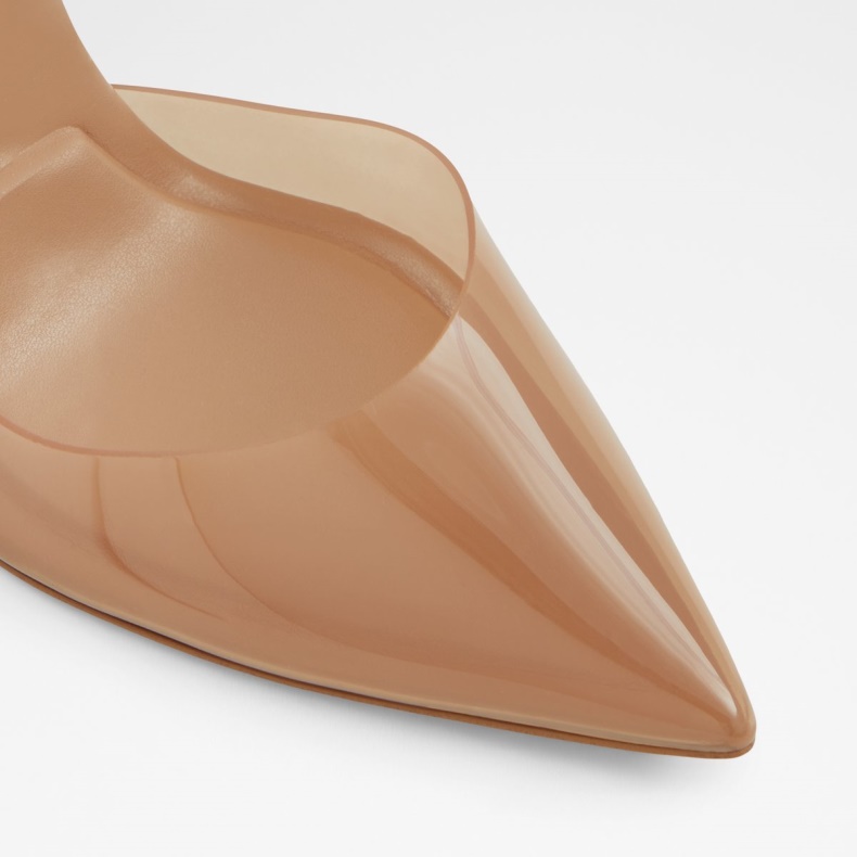 Aldo Fashion Tilah Strappy Hæled Sko Blokhæl Medium Beige