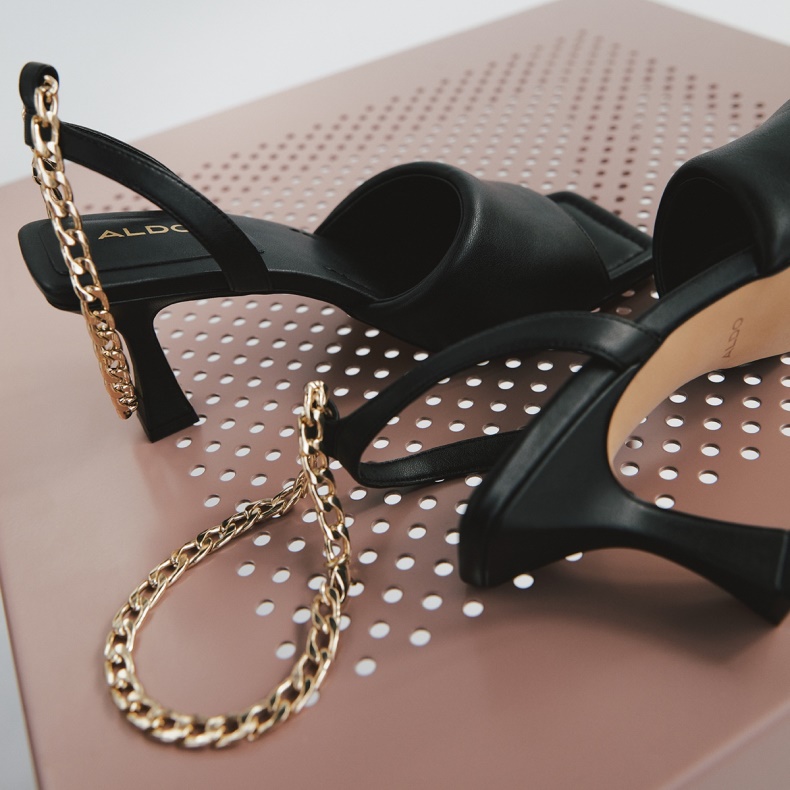 Sort Tokyo Højhælet Sandal Stilethæl Aldo Mode