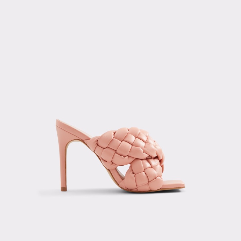 Aldo Lys Orange Mode Tressu Højhælet Sandal Stilethæl