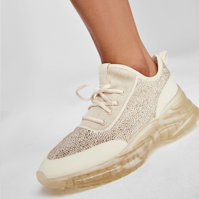 Aldo Fashion Twilight Wedge Sneaker Jogger Sål Lys Beige