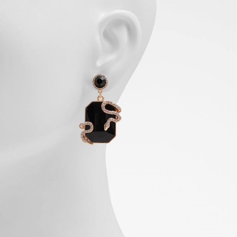 Aldo Sort-guld Multi Fashion New Arrival Ulewen øreringe