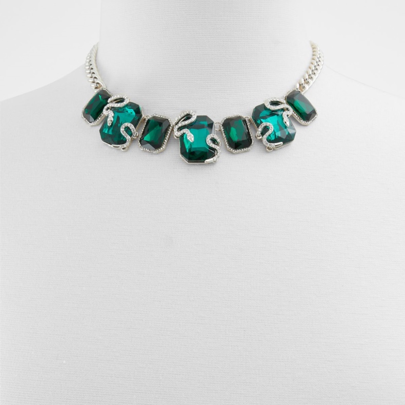 Aldo Mørkegrøn Mode Ulelle Halskæde