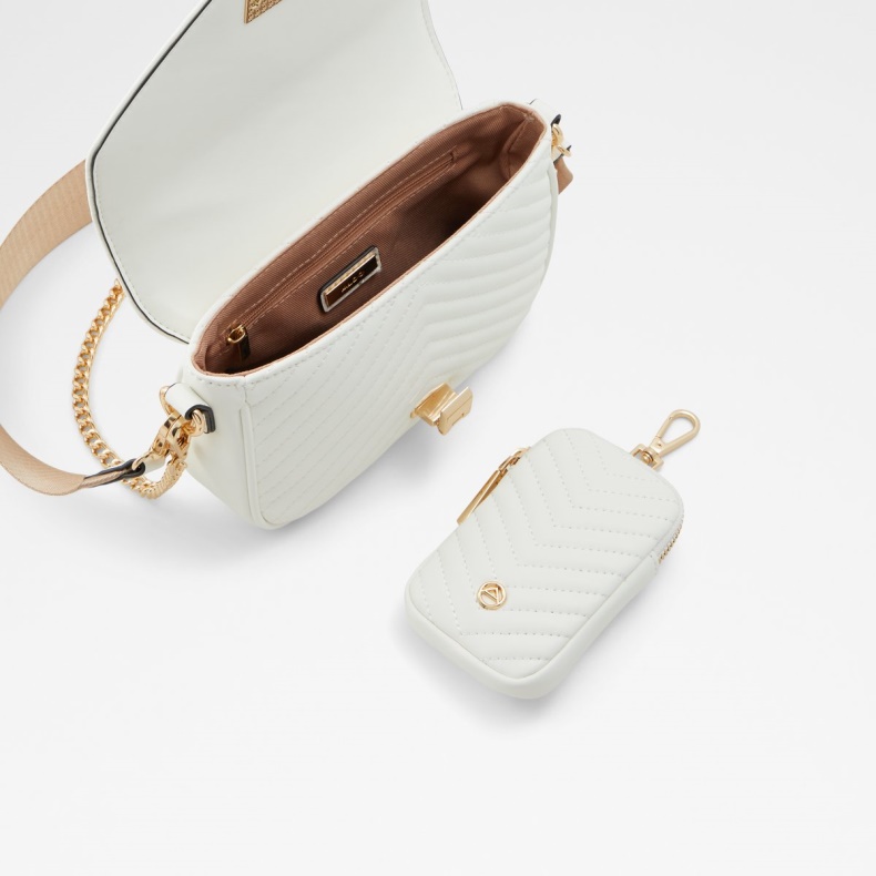 Fashion Aldo Hvid Udsolgt Unilax Crossbody Taske