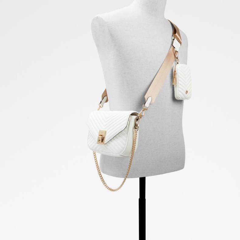 Fashion Aldo Hvid Udsolgt Unilax Crossbody Taske