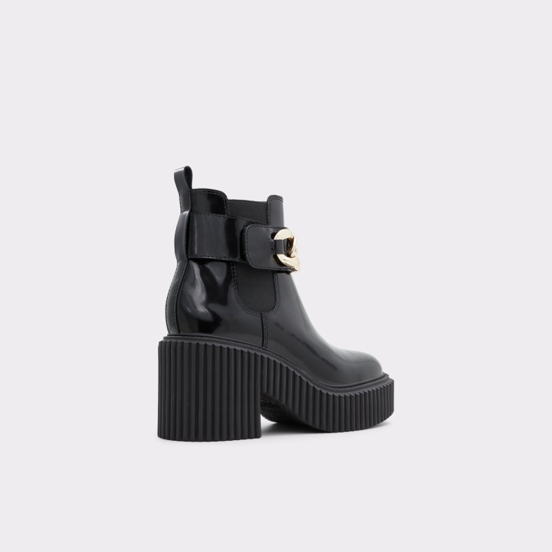 Sort Ny Ankomst Opgradering Chelsea Boot Lug Sål Fashion Aldo