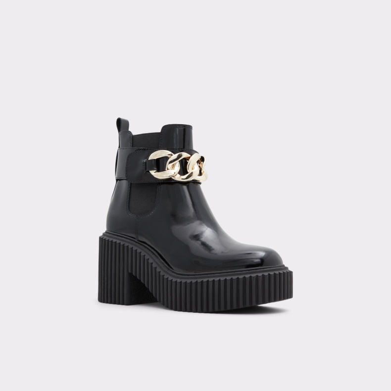 Sort Ny Ankomst Opgradering Chelsea Boot Lug Sål Fashion Aldo