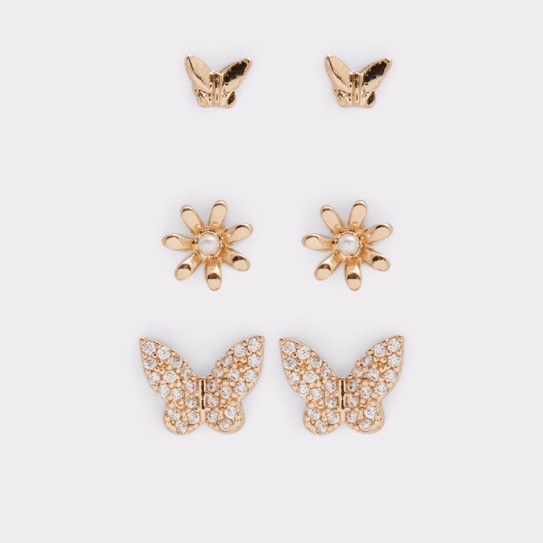 Aldo Mode Sidste Chance Valaledar øreringe Guldklar Multi