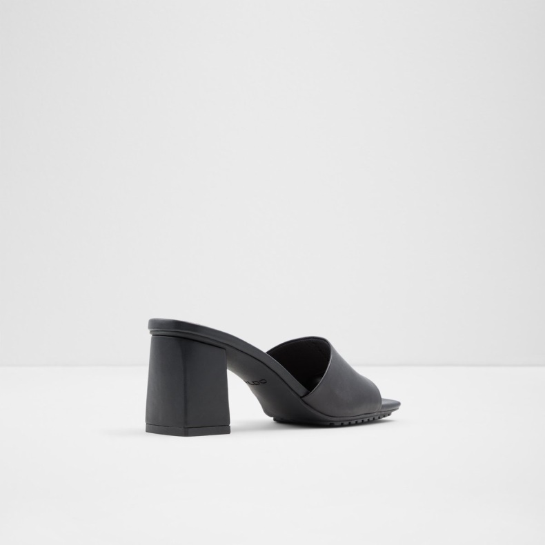 Fashion Aldo Velalith Højhælet Sandal Blokhæl Sort