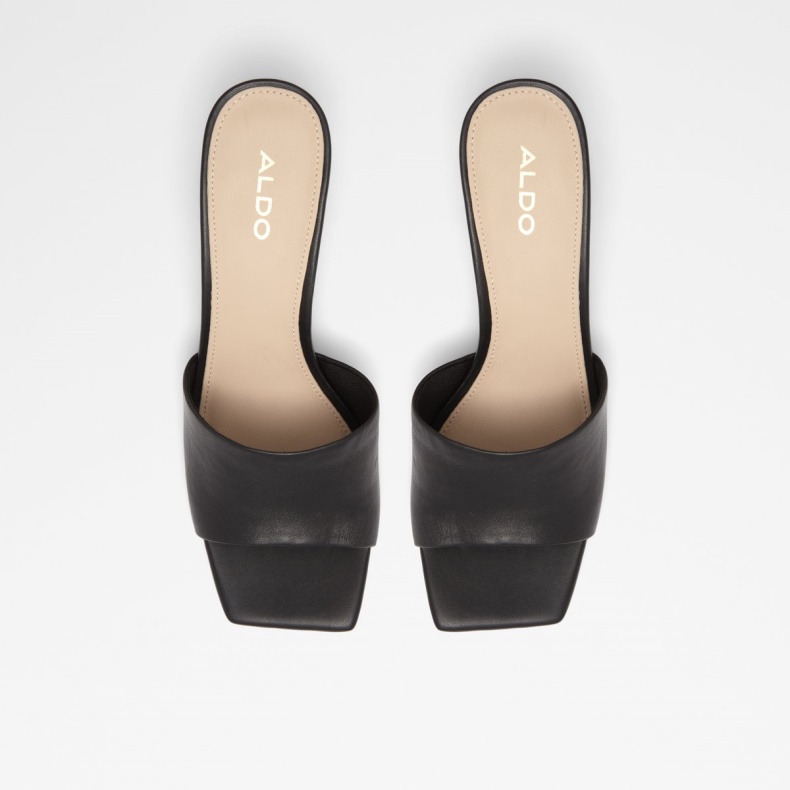 Fashion Aldo Velalith Højhælet Sandal Blokhæl Sort