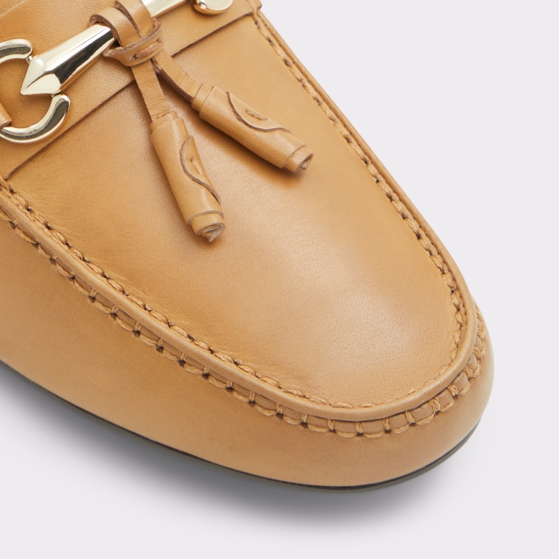 Aldo Fashion Victorflex Køresko Cognac Læder Glat