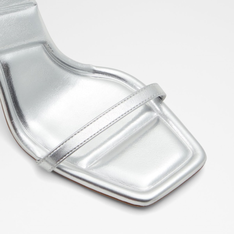 Ny Ankomst Vivanti Ankelrem Med Hæl Sandal Aldo Fashion Sølv