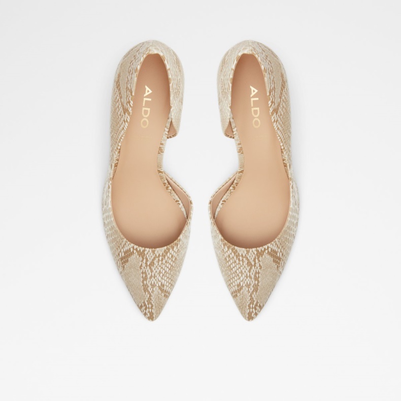 Hvid Mode Aldo Vralg Højhælet Sko Stilethæl