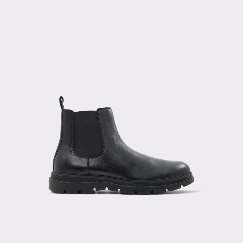 Sort Læder Pebble Weannon Chelsea Boot Fashion Aldo
