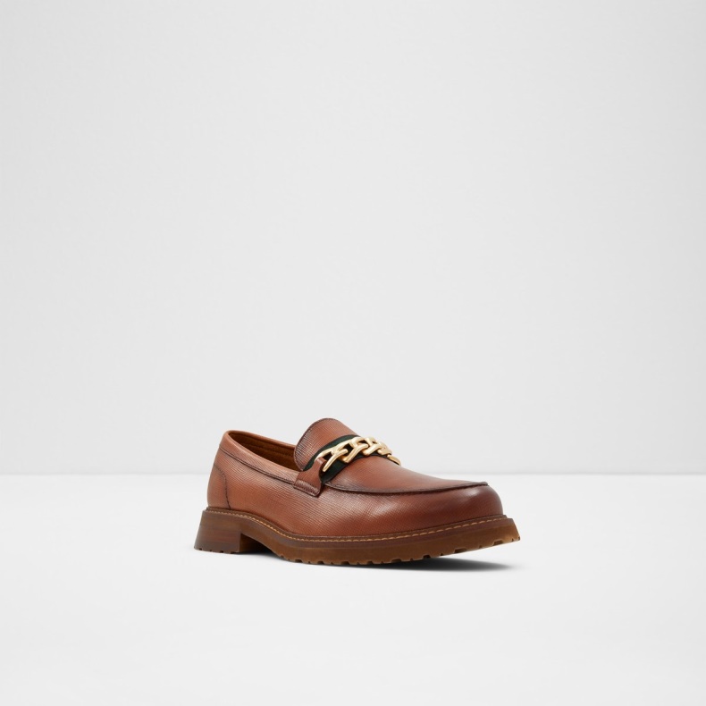 Mode Aldo Cognac Væver Loafer