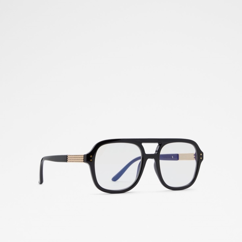 Fashion Aldo Sort-guld Multi Udsolgte Wirer Aviator Solbriller