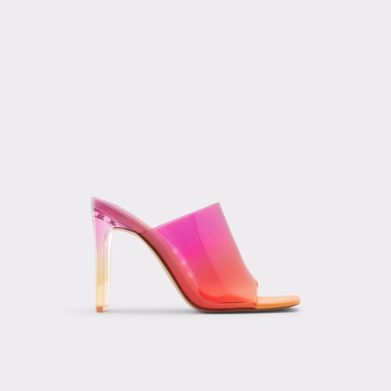 Aldo Pink Ybendaviel Højhælede Sandal