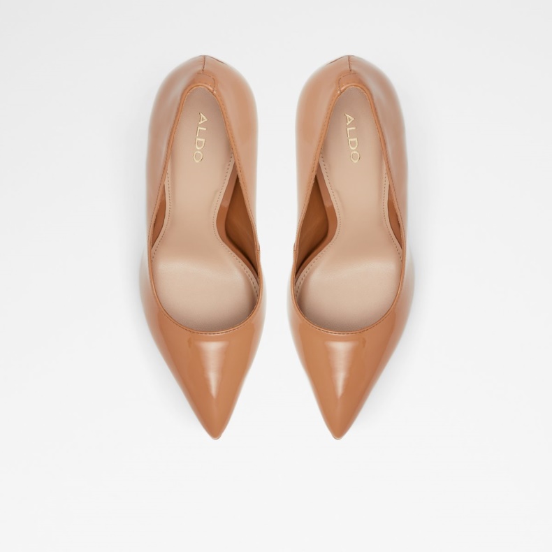 Gulfinnet Højhælet Sko Stilethæl Mode Brun Aldo