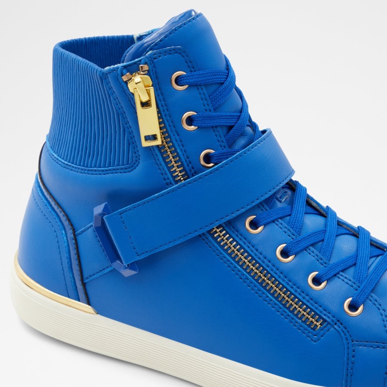Blå Aldo Fashion Yohji High Top Sneaker Cup Sål