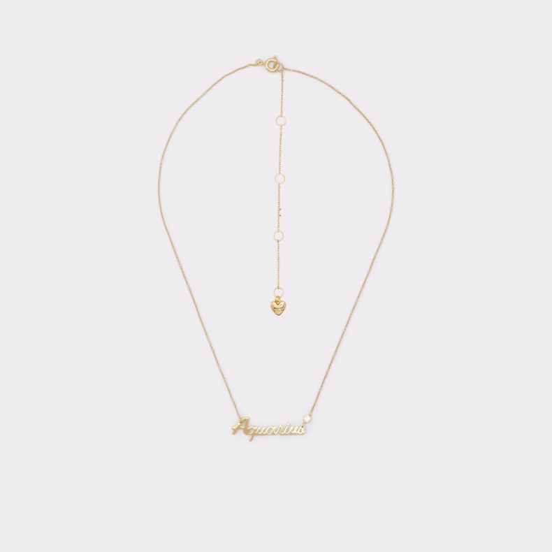 Aldo Fashion Gold New Ankomst Zodia Halskæde